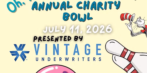 Oh, The Places You'll Bowl Annual Charity Bowl