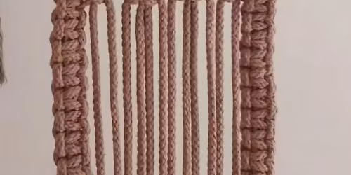 Make a Macrame Picture Holder Level 2 Macrame by Sarah Peters