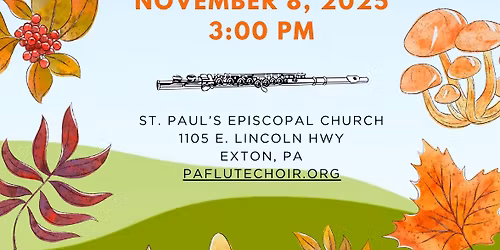 Fall Concert by The Pennsylvania Flute Choir