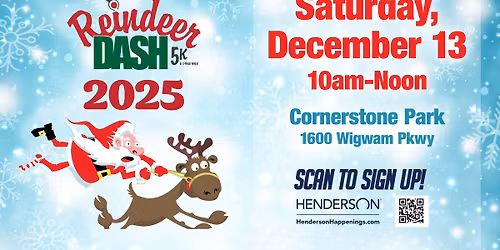 Reindeer Dash 5K & 1 Mile Walk 2025