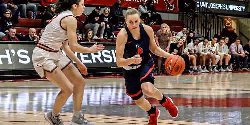 Parking Saint Joseph's Hawks at George Mason Patriots Womens Basketball
