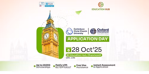 Canterbury Christ Church & Oxford International Application Day!