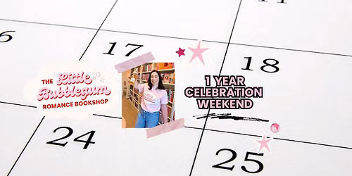 1 Year of The Little Bubblegum Bookshop Celebration Weekend