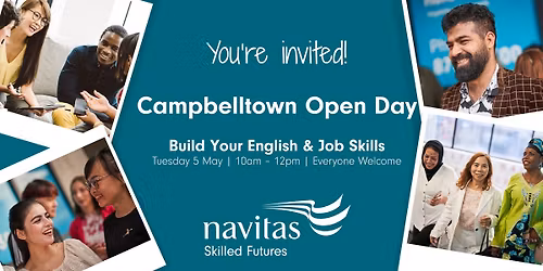 Campbelltown Open Day: Free* English & Job Skills Training