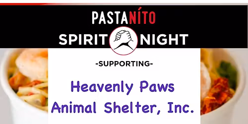 Heavenly Paws Pastanito Fundraiser Night