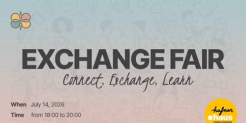 Exchange Fair - July 14th, Hlemmur Haus