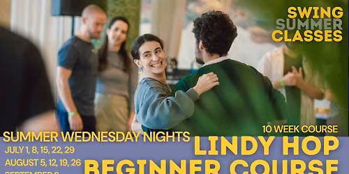 Lindy Hop Beginner Course (EARLY BIRD ENDS 17 June) -DROP-IN