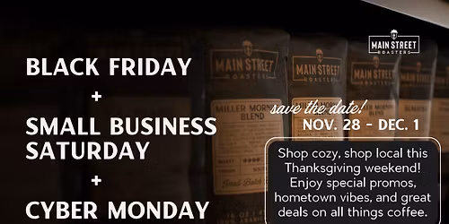 Black Friday + Small Business Saturday