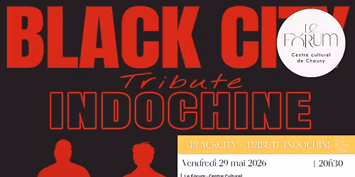CONCERT - Black City Tribute Indochine
