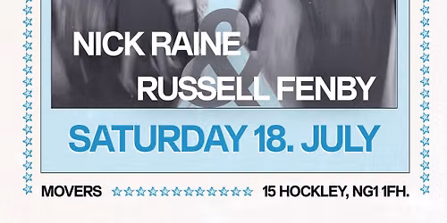 All Night Northern Soul with Nick Raine & Russell Fenby