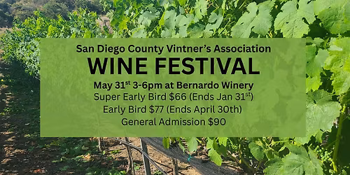 2026 San Diego County Vintners Wine Festival