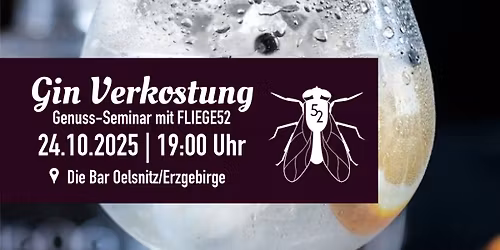 Gin Verkostung - Genuss-Seminar mit FLIEGE52