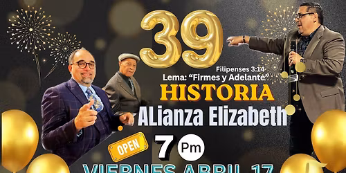 ANIVERSARIO 39 - HISTORIA DE ALIANZA ELIZABETH