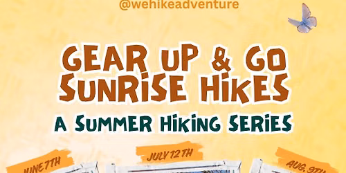 WE HIKE Sunrise Sundays - Scenic Drive 