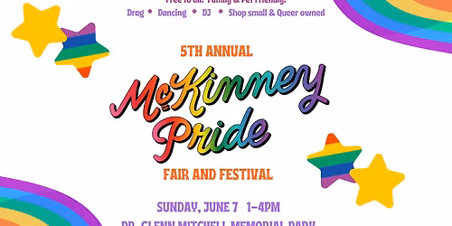 2026 McKinney Pride Fair & Festival