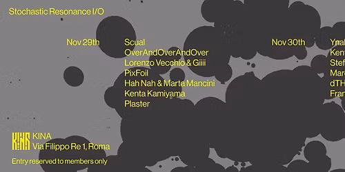 Stochastic Resonance I\/O - Edition 2025