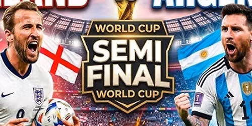 England World Cup Semi Final Garden Screening