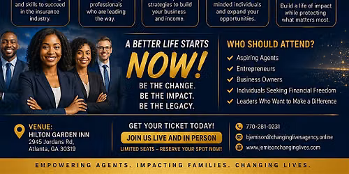CHANGING LIVES NOW AGENT CONFERENCE