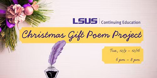 Christmas Gift Poem Project