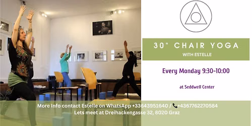 30" Chair Yoga Fusion with Estelle