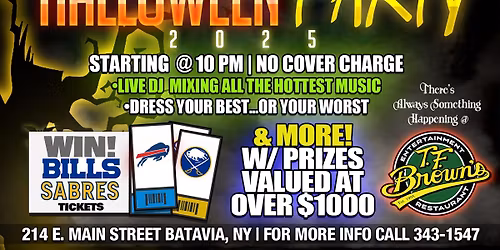 TF Brown\u2019s Annual Halloween Party