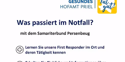 Gesunde Gemeinde - Was passiert im Notfall?