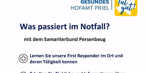 Gesunde Gemeinde - Was passiert im Notfall?