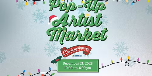 Pop-Up Artist Market at Christkindlmarkt