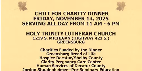 2025 Chili for Charity