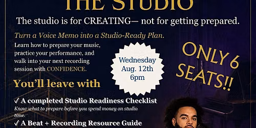 Before You Book the Studio