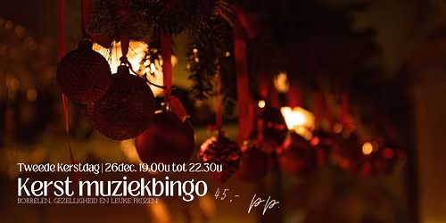 Kerst Muziekbingo!