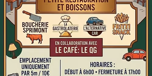 La brocante d\u2019Ampsin organis\u00e9 par les Job\u2019s 