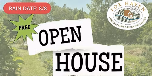 FREE Open House at Fox Haven Farm in Frederick, MD
