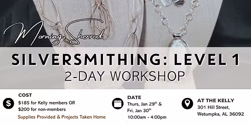 Silversmithing Level 1 | Two-Day Workshop