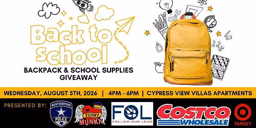 Back to School Backpack & School Supply Giveaway