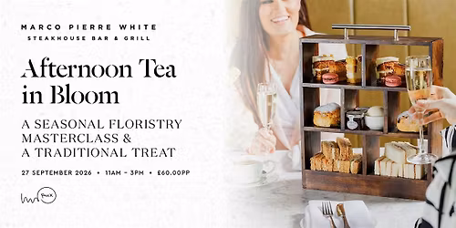 Autumnal Wreath workshop & afternoon tea in Marco Pierre White