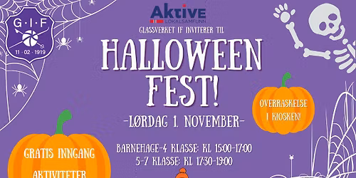 Halloweenfest i GIF hallen!