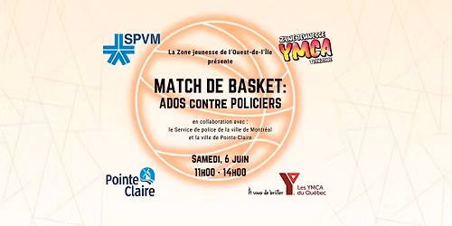 Matches de basket : Zone jeunesse c. SPVM