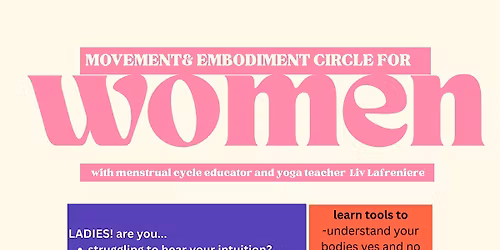 Womens Movement & Embodiment Circle