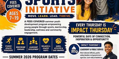 Love Sports Initiative \u2013 Summer 2026 Youth Workshops