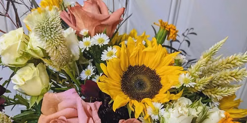 Floral arrangement workshop at Roscoe Township Community Center 
