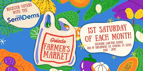 Tabling at the Oviedo Farmer's Market (Monthly)