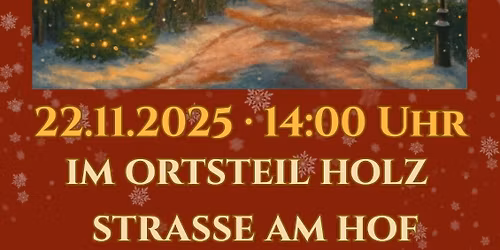 Gemütlicher kleiner Adventsmarkt