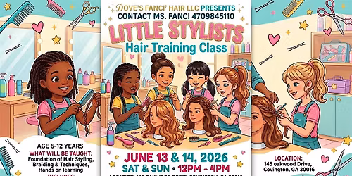 Dove's Fanci' Hair Presents Little Stylist Training Hair Class