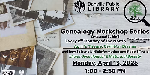 Genealogy Workshop @ IGHS