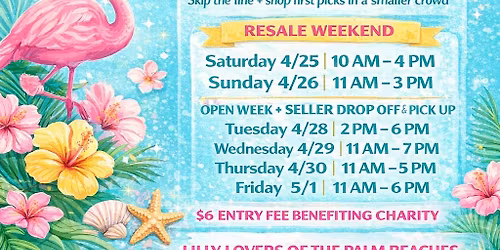 April Lilly P. Resale Week with Lilly Lovers of the Palm Beaches 