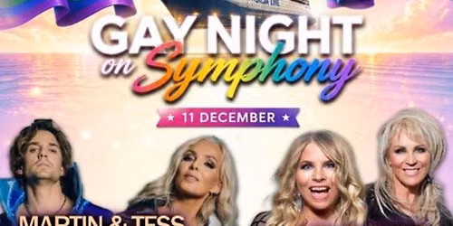 Gaynight on Symphony Nordens st\u00f6rsta och l\u00e4ngsta HBTQI+ Kryssning 11e December 
