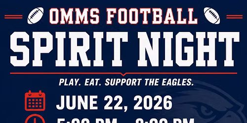 OMMS Football Spirit Night at Dave & Busters