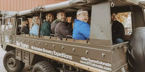 Brewery Tour in Vintage Safari Vehicle