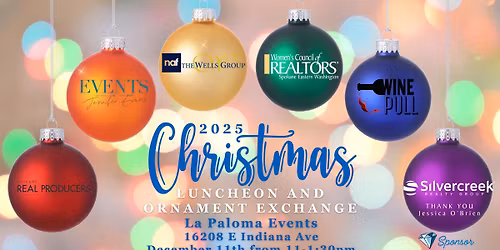 2025 Christmas Luncheon & Ornament Exchange
